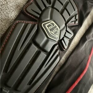 Troy Lee Designs Black with Red Stitching Elbow Pad Mountain Bike